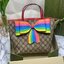 VIP 】Animal-Friendly Gucci Kid GG Supreme Tote Bag งานหนังแท้ทรงตั้งสวย ขนาดกะทัดรัด จุของได้เยอะ ใช้ได้ทั้งเด็กและผู้ใหญ่ น่ารักมากค่ะ **ขายดีตลอดกาล**