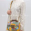 VIP 】หนังแท้ GUCCI MULTICOLOR SMALL GG FLORA BAMBOO PADLOCK BAG พร้อมส่งที่ไทย