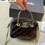 Chanel 25C Mini Bowling Bag กระเป๋าสะพายไซส์มินิน่ารักและสุดลัคชู หรูหราเกินเรื่อง โทนสีดำคลาสสิก พร้อมหูจับร้อยโซ่สีทอง ขนาดกำลังสวย รูปทรงคลาสสิคใช้งานได้สะดวก
