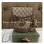 กระเป๋าสะพาย กระเป๋าใส่โทรศัพท์ งานแฟชั่นคลาสสิก Gucci Gag VIP GIFT WITH PURCHASE (GWP) พรีเมี่ยมกิ้ฟ Limited Edition รูปทรงถัง วัสดุcalfskin อะไหล่ทอง ลวดลายชิกเนเจอร์ โมโนแกรม GG เพิ่มความน่ารักด้วยพวงกุญแจเข้าชุดตุ๊กตาห้อยข้าง น่ารักมากมาย มาพร้อมสายสะ
