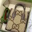 หนังแท้ 】GUCCI Jumbo GG mini tote bag 16cm พร้อมส่งที่ไทย เกรดออริจินอล ลายใหม่ Jumbo Double G กระเป๋าโท้ทใบเล็กโดดเด่นด้วยเว็บเฮาส์สีเขียวและสีแดงอันเป็นเอกลักษณ์ ซึ่งเป็นหัวเข็มขัดแบบร่วมสมัยของกุชชี่จากยุค 70 เสริมการออกแบบแต่ละชิ้นด้วยโลโก้ที่เด่นชัด 