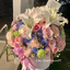 Flowers box ดอกไม้โทนสีชมพูฟ้าแซมลิลลี่