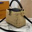 LV Wicker Capucines BB Bag / LV Capucines BB braided rattan Bag กระเป๋าถือพร้อมสายสะพายทรงบัคเก็ตสานขึ้นรูปสวยงามตามรูป เกรดออริ เทียบแท้ 1:1 ใช้งานต่างประเทศได้