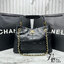 ORI หนังแท้ | CHANEL Shopping Bag 25A Suede Bag กระเป๋าช้อปปิ้งทรงโท้ท งานหนังเต็มใบสีดำสุดคลาสสิค ในคอล Métiers Dart 2024/25 ดีไซน์ใหม่หนังกำมะหยี่โทนน้ำตาล ใช้งานง่าย สวยหรูดูแพง