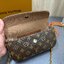 ORI หนังแท้ | LV Ivy chain wallet Bag กระเป๋าสะพายใบเล็ก ดีไซน์กระเป๋าสตางค์โซ่ โดดเด่นด้วยลาย Monogram Reverse Canvas เอกลักษณ์ของ Maison มอบลุคใหม่สดใส