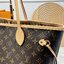 ORI หนังแท้ | LV Neverfull bag Size M Monogram Canvas กระเป๋าสะพายทรงโท้ท ดีไซน์คลาสสิกเหนือกาลเวลาเข้ากับดีเทลที่สืบทอดมายาวนาน แคนวาสแต่งขอบหนัง