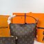 RI หนังแท้ | LV All In BB bag Monogram Canvas กระเป๋าทรงบัคเก็ต ออกแบบมาให้มีความจุที่เหมาะสำหรับทริปเดินทาง Monogram แคนวาสสุดไอคอนิกยกระดับความหรูหราด้วยฮาร์ดแวร์สีทอง