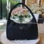 Prada nylon mini shoulder bag กระเป๋าถือหรือสะพายไหล่ size mini กำลังน่ารัก premium gift จาก prada วัสดุ nylon อะไหล่ทอง น้ำหนักเบา เปิดปิดด้วยซิป ใส่กระเป๋าสตางค์ใบสั้น, มือถือได้ทุกรุ่น ถือออกงานก็ดูดี