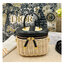 SMALL DIOR CD SIGNATURE VANITY CASE Natural Wicker and Black / Dior vanity 16cm กระเป๋าสานทรงกล่องใบเล็กกะทัดรัด น่ารักมาก งานปราณีตมาก ดีไซน์สวยโดดเด่น มีหูจับในตัว ภายในเป็นช่องโล่งสำหรับจัดเก็บสิ่งของเล็กน้อย เป็นอีกหนึ่งไอเท็มที่ไม่อยากให้พลาดเลยน้า