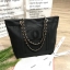 Chanel Beaute Black Sequin Shopping Bag VIP Gift With Purchase (GWP) กระเป๋าสะพายทรง Shopping VIP. gift & Limited Edition ของแท้นำเข้าจากเคาน์เตอร์ Chanel Beaute ใบใหญ่กำลังดี ประดับเลื่อมสีดำ โลโก้ CC ทั้ง 2 ด้าน เปิดปิดด้วยกระดุมแม่เหล็ก มาพร้อมสายโซ่ทอ