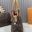 TOP ORI หนังแท้ | LV Ever More PM Monogram canvas กระเป๋าสะพายดีไซน์วินเทจ หูจับในตัว สวยหรู คลาสสิคตลอดกาล