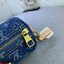 LV Keepall Bandouliere 25 Monogram Denim Canvas กระเป๋าสะพายใบเล็กเดนิมสุดเท่สายสปอร์ต เกรดออริ 1:1 ใช้งานต่างประเทศได้