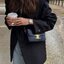 Celine MEDIUM TRIOMPHE BAG IN SHINY มีรูปทรงเป็นกล่องคล้ายกับกระเป๋า Classic Box แต่มีการออกแบบโลโก้ที่สะดุดตาแบบวินเทจ ด้วยดีไซน์ที่ดูโฉบเฉี่ยว แต่คงความคลาสสิคอย่างเต็มเปี่ยม ทำให้เป็นที่ดึงดูดความสนใจของสาวๆ สายสะพายสามารถปรับระดับได้ มีความคล่องตัวในก