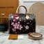 TOP ORI หนังแท้ | เกรดดีสุด LV x TM Speedy Bandoulière 25 Cherry Blossom bag กระเป๋าทรงหมอนที่ใครเห็นต้องเป็นคลั่งรัก ปรับลุคให้มีชีวิตชีวาด้วยลายดอกไม้เชอรี่บลอสซั่ม คอลใหม่สุดเอ็กซ์คลูซีฟ