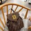 FENDI BACKPACK MONOGRAM กระเป๋าเป้เฟนดิ ทรงขนมจีบเปิดหน้า ผ้าทอลาย งานสวยปั้มทุกจุด ขนาดกำลังดีทรงน่ารักน่าใช้มากค่ะ ลายโมโนแกรมสวยตามฉบับแบรนด์ เด่นด้วยลายสัญลักษณ์แบรนด์ที่ฝากระเป๋า ตัดกับอะไหล่สีทอง ตกแต่งที่คล้องสายด้วยโลโก้ตัว FF สวยสะดุดตา ภายในกระเ