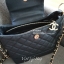 Chanel quilted Logo Strap crossbody clutch bag