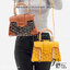 10 สี ORI หนังแท้ | GOYARD Saïgon Souple Mini Bag 20cm กระเป๋าถือ/สะพายดีไซน์หูจับไม้เป็นเอกลักษณ์ที่สวยหรูหราสง่างาม
