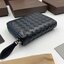 พรีเมี่ยมกิ๊ฟแท้ 100% 】หนังแท้ Bottega Veneta Intrecciato Nappa Short Zip Around Wallet