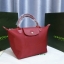 Longchamp Size S สินค้าใหม่ ของแท้!! เป็นล็อตผลิตเกินออเดอร์จากโรงงาน มาพร้อมการ์ด/ถุงผ้าแบรนด์/ถุงกระดาษแบรนด์ Size S: 25 x H. 23 x 16 cm. Color: Wine 609