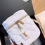 white YSL 80'S VANITY BAG IN CARRÉ-QUILTED GRAIN DE POUDRE EMBOSSED LEATHER