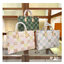 LV OnTheGo / LV Tote Bag กระเป๋าทรงโท้ท โทนสีมีเสน่ห์ที่ผสมผสานเฉดสีพาสเทล เกรดออริ 1:1 ใช้งานต่างประเทศได้