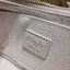 Dior White Supple Macrocannage / CD LOUNGE BAG กระเป๋าสะพายทรงพอช สวยหรู ดีไซน์เรียบ แต่ดูแพง