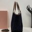 MIU MIU IVY DENIM TOTE BAG กระเป๋าถือ/สะพายทรงโท้ท คิ้วท์สุด จุของได้เยอะ เกรดออริ 1:1 ใช้งานต่างประเทศได้