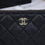 CHANEL Wallet Coin Pouch New / chanel o case black caviar สวยหรู ดูแพง น่าใช้มากค่ะ พร้อมสายโซ่สำหรับห้อยพวงกุญเเจ อะไหล่ทองทั้งใบ
