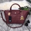 สีมาใหม่ค่า 🐼New arrival! KEEP ทรง longchamp รุ่น Duo Sister - D.brown color น้ำตาลเข้ม ตัวกระเป๋าหนังแกะสังเคราะห์ ลายหนังสวยมากๆคะ นิ่ม สุดๆ รุ่นนี้ จะมี 2 ขนาด คือ mini และ basic ไซด์