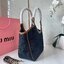 MIU MIU IVY CANVAS BAG / MIU MIU TOTE IVY MINI กระเป๋าถือหรือสะพายข้างทรงโท้ท รูปทรงทันสมัยน่ารัก สวยหรูมากๆคะ