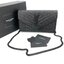 VIP GIFT 】หนังแท้ Saint Laurent envelope crossbody wallet on chain ใหม่ล่าสุด กระเป๋าสะพาย มีอะไหล่ทองสุดหรู และอะไหล่สีดำสีดำสุดคลาสสิก เหมาะกับสาวๆออฟฟิศที่ชอบพกพาสะดวก วัสดุหนังลายคาร์เวียสวยหรู ห้ามพลาดจ้ะ!!