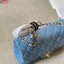 Chanel Blue Denim CC Pearl Crush Mini Bag / Chanel Classic mini denim bag กระเป๋าสะพายทรงคลาสสิกเดนิม ไอเท็มเข้าใหม่ที่ต้องรีบมีสวยก่อนใคร รับรองคุ้มค่าและถูกใจแน่นอนน้า