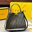 FENDI PEEKABOO XLITE TOTE Canvas Monogram Bag กระเป๋าทรงโท้ท ดีไซส์เป็นเอกลักษณ์ รุ่นหายาก ทรงสวยหรู ดูแพงเกินเบอร์!!