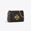 TORY BURCH KIRA CHEVRON EMBELLISHED LOGO MINI BAG ตามคำเรียกร้องจ้า!! ไซส์มินิ สะดวกใช้ พกพาง่าย สไตล์คุณหนู!! กระเป๋าสะพายข้าง ดีไซน์ทรงคลาสสิค โดดเด่นด้วยโลโก้ดีไซน์ประดับเม็ดสี เพิ่มมูลค่าและดึงดูดสายตามากขึ้น วัสดุหนังแกะ สัมผัสนิ่มมือ เปิด-ปิดด้วยกระ