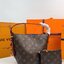 RI หนังแท้ | LV All In BB bag Monogram Canvas กระเป๋าทรงบัคเก็ต ออกแบบมาให้มีความจุที่เหมาะสำหรับทริปเดินทาง Monogram แคนวาสสุดไอคอนิกยกระดับความหรูหราด้วยฮาร์ดแวร์สีทอง