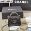 Chanel Caviar Mini Kelly Bag กระเป๋าถือทรงสวยไซส์มินิน่ารัก พร้อมหูจับและโลโก้หน้าร้อยโซ่สีทองสวยโดดเด่น ดีไซน์เรียบ หรูหรา สะพายแล้วขับผิวมากๆ