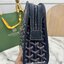 ORI หนังแท้ | Goyard Jouvence MM Toiletry Bag / Goyard Clutch bag กระเป๋าทรงคลัชกะทัดรัด เหมาะสำหรับการเก็บของในแนวตั้งและป้องกันการหกหรือรั่วไหล แคนวาสทำความสะอาดง่าย