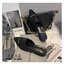Balenciaga Shoes / BLCG Shoes รองเท้างานสวม วัสดุผ้าลูกฟูก นุ่มมาก ด้านหน้า แต่งยางยืด ปักโลโก้แบรนด์ มีส้นเล็กน้อยทรงเหลี่ยมใส่สบาย ใช้งานไม่เมื่อยน้ำหนะกเบา