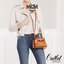 M.C.M Heritage Visetos Coated Canvas Satchel คอลเลคชั่นใหม่ล่าสุด ดีไซน์ไซส์กะทัดรัด เหมาะกับการเก็บของสำคัญของสาวๆ ได้อย่างมั่นใจ สะพายได้แบบคล่องตัว กระเป๋าสะพายข้าง ตัวกระเป๋าเป็นหนังแคนวาสคุณภาพ ภายในเป็นช่องโล่ง สาวๆได้พกพาใบนี้ไปทำกิจกรรมได้ตามสะดวก