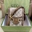 Gucci Horsebit 1955 Phone Bag with Strap กระเป๋าสะพาย กระเป๋าใส่โทรศัพท์ งานแฟชั่นคลาสสิก หนังผสมวัวแท้สีน้ำตาล อะไหล่สวย ดีไซต์สัญลักษณ์วงแหวนตามแบบฉบับ GG มาพร้อมกล่องแบรนด์และสายสะพายยาวที่สามารถปรับระดับได้ พร้อมส่งให้สะพาย สวยๆ กันแล้ววันนี้ ใบนี้ mu