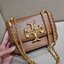 TORY BURCH ELEANOR SMALL CONVERTIBLE SHOULDER BAG ฮอตไอเท็ม รุ่นนี้ขายดีขายหมด คัมแบค!! สวยหรู คุณหนู ผู้ดี!! หายากมากที่สุด!! กระเป๋าสะพายข้าง ดีไซน์อยู่ทรง ขนาดกำลังสะดวกใช้สำหรับสาว วัสดุหนังแท้เต็มใบ สีทูโทน เปิด-ปิดด้วยแถบแม่เหล็ก ภายในแบ่งสัดส่วนได้