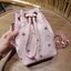 M.C.M X-MINI ZOO RABBIT BUCKET BAG IN VISETOS ใหม่ล่าสุด ฮิตมากที่เกาหลี และกำลังฮอตที่ไทยแล้วจ้า!! ไอเท็มสุดคิ้วท์ ซิกเนเจอร์ต้องมา กระเป๋าสะพายทรง bucket ไซส์เล็กขนาดน่ารักน่าใช้มากๆ ดีไซน์น้องกระต่ายด้านหน้าโดดเด่น วัสดุหนังแคนวาสคุณภาพดี รูดเปิด-ปิดกร