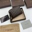 พรีเมี่ยมกิ๊ฟแท้ 100% 】หนังแท้ Bottega Veneta Intrecciato Nappa Short Zip Around Wallet