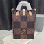 VIP GIFT 】หนังแท้ LOUIS VUITTON x NIGO Giant Damier Ebene Monogram Mini Tote LV² คอลเลคชั่นที่หลอมรวมความหรูหราและสตรีทสไตล์ไว้เป็นหนึ่งเดียว โดย LOUIS VUITTON และไอคอนแฟชั่นแนวสตรีท NIGO