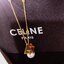 CELINE NECKLACE VIP สร้อยคอพร้อมจี้ดีไซน์สุดหรูคลาสสิคหายากชวนสะสมไอเท็มแบบนี้นานๆจะหลุดมาให้ช้อปจะซื้อใช้เองหรือมอบเป็นของขวัญก็เลิศหรูดูดี สินค้ามาพร้อม Original Package ถุงผ้ากำมะหยี่แบรนด์ กล่องและถุงกระดาษแบรนด์ Dutyfree ห้ามพลาดค่ะ!
