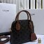 ORI หนังแท้ | CELINE TEEN HONORINE BAG IN Triomphe Canvas and Leather กระเป๋าสะพายทรงอัลม่าโท้ท พร้อมหูจับในตัว สวยเรียบหรู