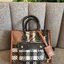 Burberry Mini Freya Tote in Dark Birch Brown / BURBERRY MINI FREYA TOTE BAG กระเป๋าถือ กระเป๋าสะพายครอสบอดี้ วัสดุหนังพิมลาย MONOGRAM โทนเข้ม