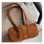 PRADA Suede Shoulder Bag กระเป๋าถือ/สะพายไหล่สุดชิค งานหนังกลับสวยเก๋ สวยเด่นเป็นเอกลักษณ์มาก ดีไซน์เรียบแต่มากมีอยู่จริง สวยดูแพง ที่ไม่มีตอนนี้คือพลาด