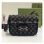 GUCCI Horsebit 1955 shoulder bag กระเป๋าสะพายสุดหรู ผ้า GG เดนิมแจ็คการ์ด ดีไซน์ร่วมสมัยผ่านการออกแบบใหม่ด้วยผ้าเดนิม ถ่ายทอดความรู้สึกเกี่ยวกับการละทิ้งกฎเกณฑ์เดิมๆ ของแฟชั่นผ่านการออกแบบ โดยแบรนด์ถ่ายทอดแนวคิดที่ว่าชิ้นงานควรอยู่เหนือกาลเวลา