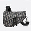 หนังแท้ DIOR MINI SADDLE BAG Beige And Black Dior Oblique Jacquard พร้อมส่งที่ไทย งานหนังแท้และผ้าแจ็คการ์ดออริจินอล ภาพสินค้าถ่ายจากงานขายจริง ใช้งานต่างประเทศได้